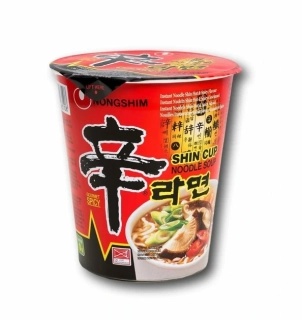 NongShim Cup 68g Shin Hot Spicy červený