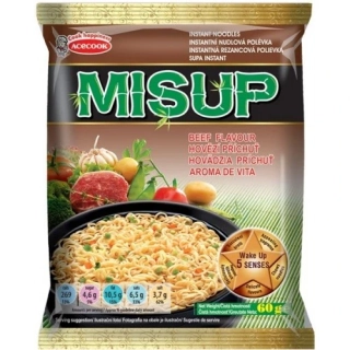 MISUP instantní nudle 60g hovězí