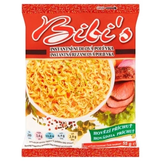 BIBIS Instantní polévka Hovězí 55g