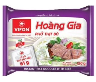 Vifon Hoang gia 120g instantní rýžové nudle hovězí